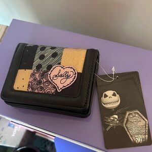 Disney our universe Nightmare Before Christmas Sally Wallet patchwork NWT